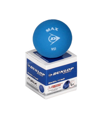 dunlop max squash ball blue