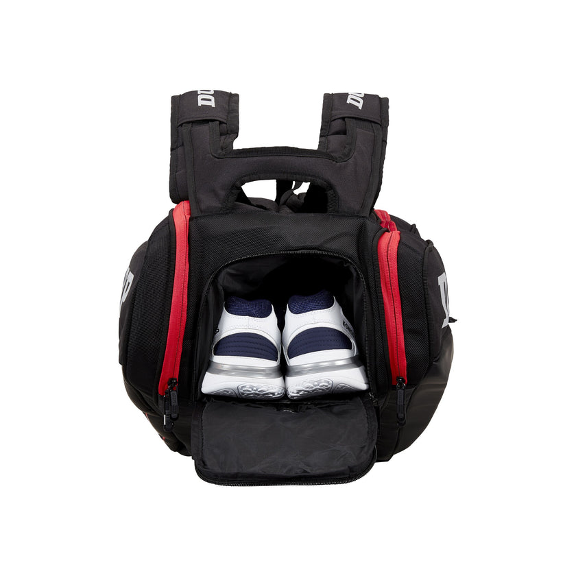 Sac de Squash pour Raquette Dunlop Performance CX 9 - Noir/Rouge