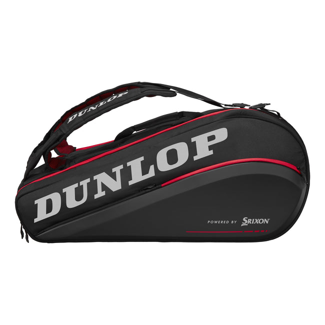 Dunlop Performance CX 9 Racket Squash Bag - Black/Red