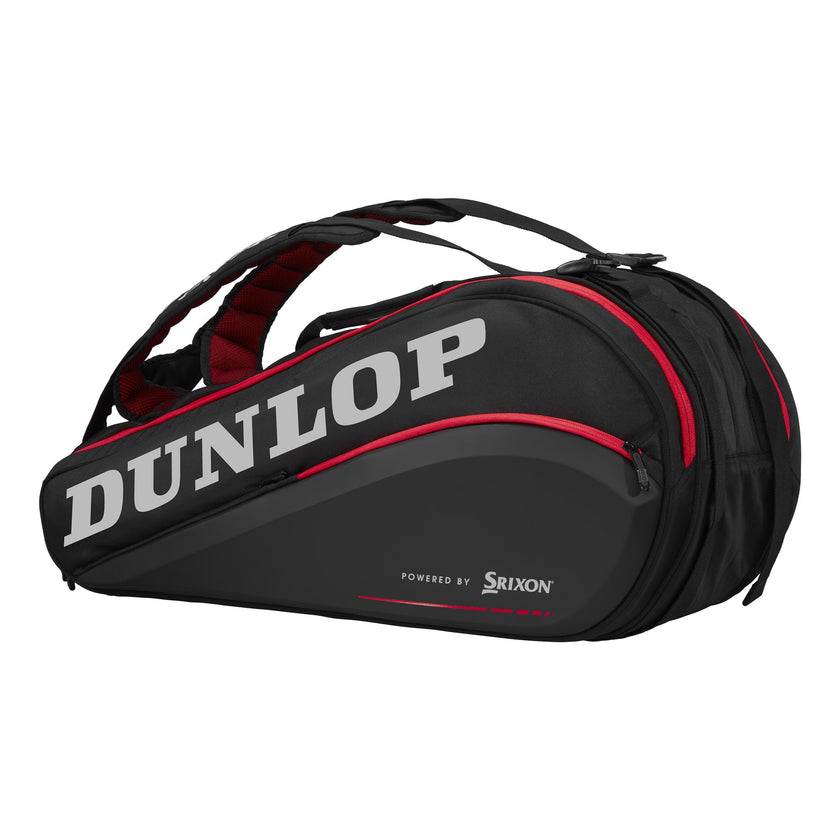 Sac de Squash pour Raquette Dunlop Performance CX 9 - Noir/Rouge